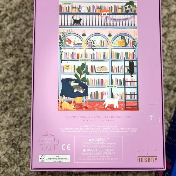 Set of 5 HOBBRY 500 Piece Quality Puzzles - Differently Collab Design Scenes - Picture 7 of 8